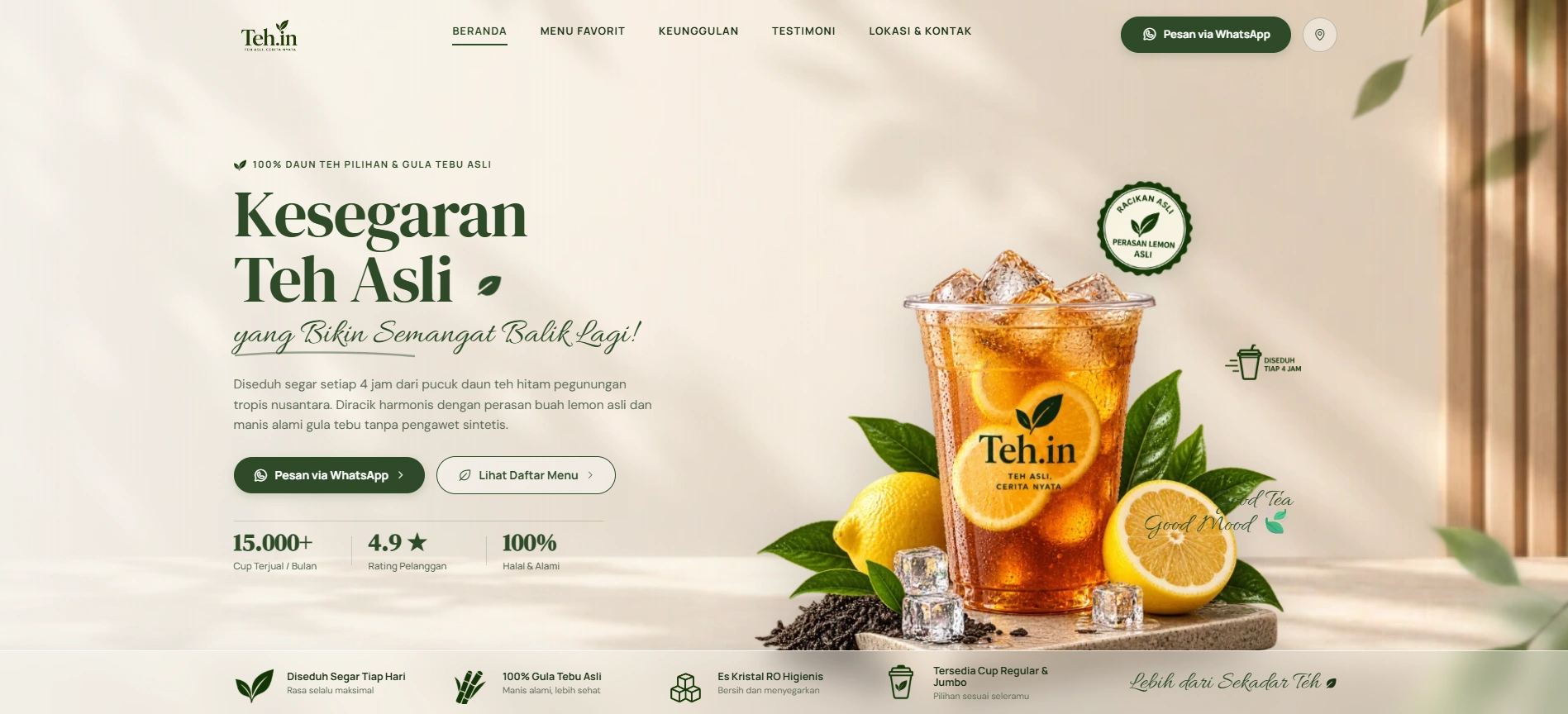 Teh.In - Teh Asli Nusantara